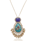 Single bird pendant set - Suramya