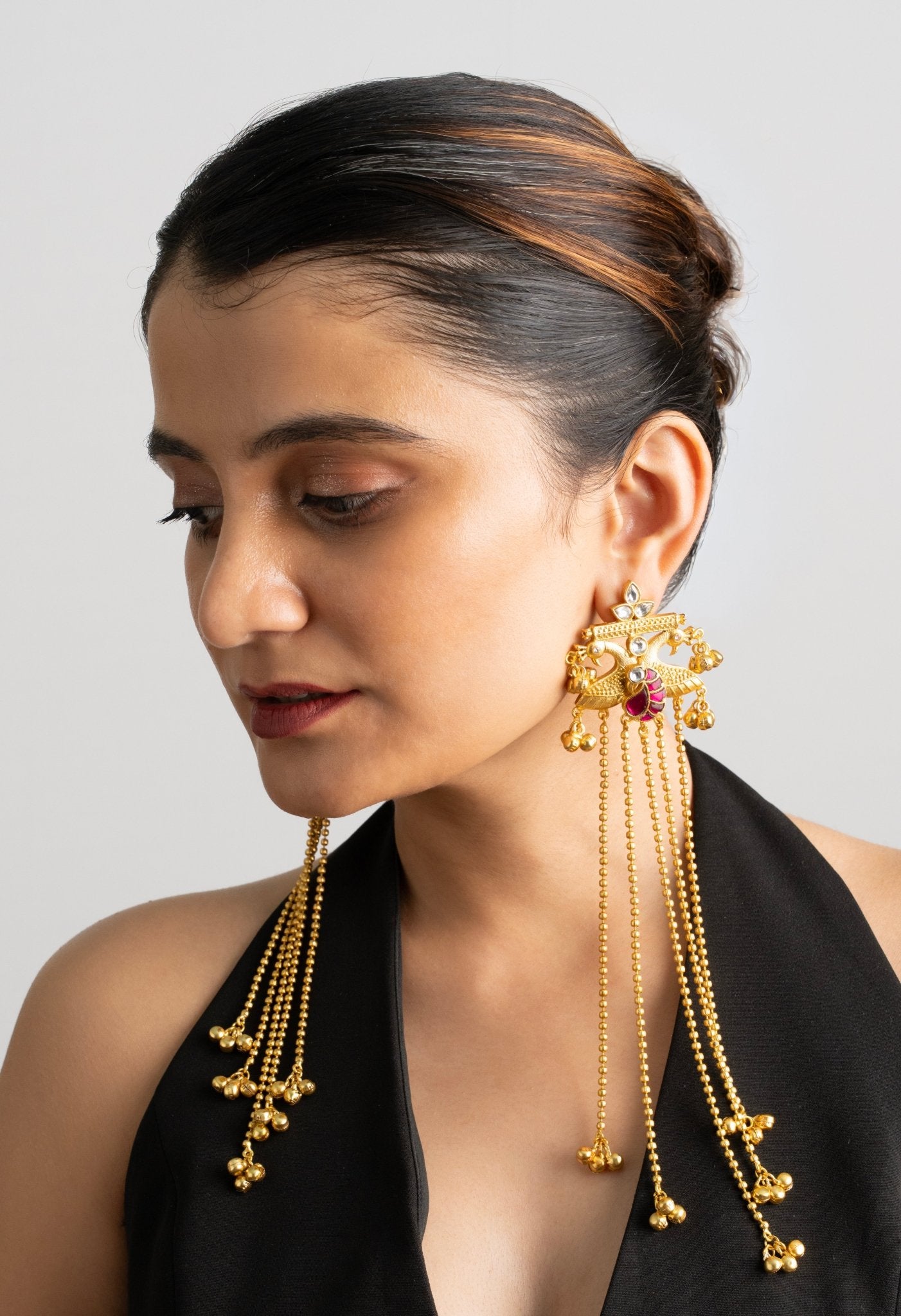 Statement Kashmiri Earrings - Suramya